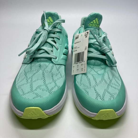 Adidas Rapidarun Womens Running Shoes Green Sz 6 - Picture 5 of 10